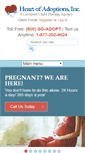 Mobile Screenshot of heartofadoptions.com